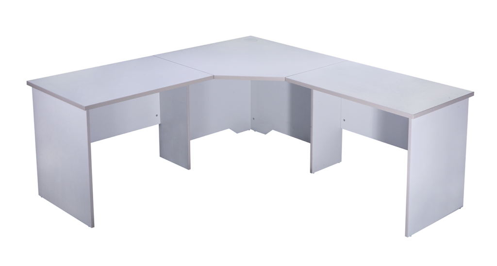 Slab End Worker Desk - Corner Workstation