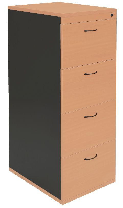 4 Drawer Filing Cabinet - Assembled