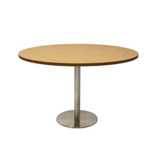 Load image into Gallery viewer, Round Flat Disc Base Table in Stainless Steel Finish
