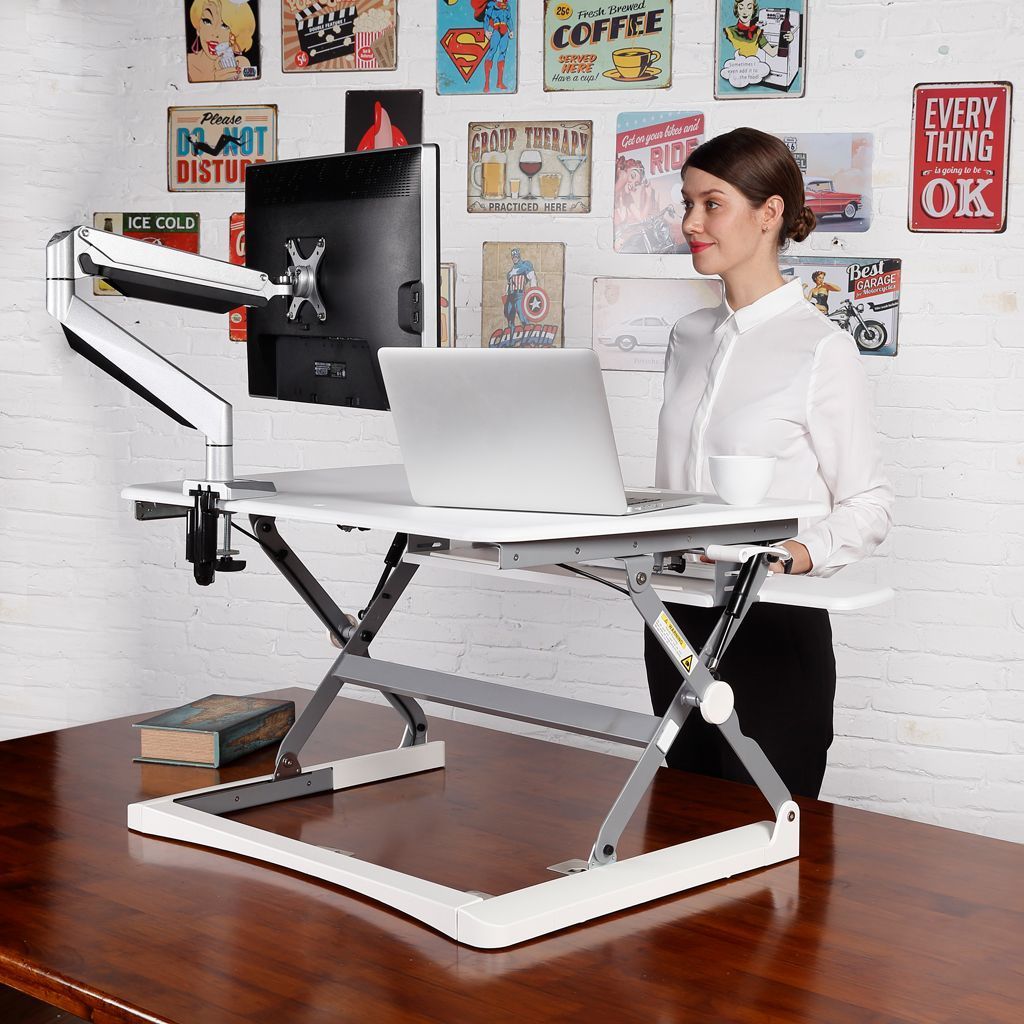 Rapid Flux Electric Desk Riser - Medium – Newcastle Office Furniture