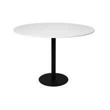 Load image into Gallery viewer, Round Flat Disc Base Table in Black Powder Coat Finish
