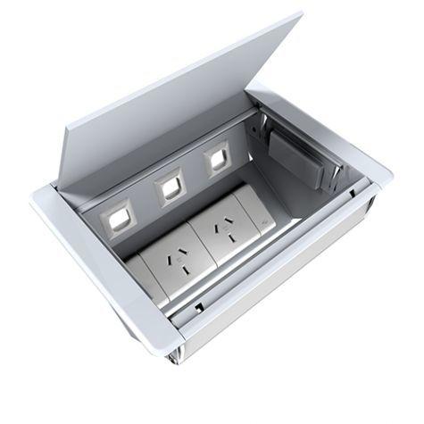 Table Surface Mounted Service Box - 2GPO+3DATA