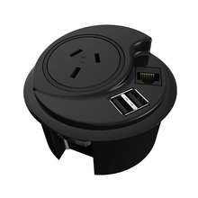 Load image into Gallery viewer, Hot Desking Power Module 1 GPO + 2 USB Charging + 1 Data Provision
