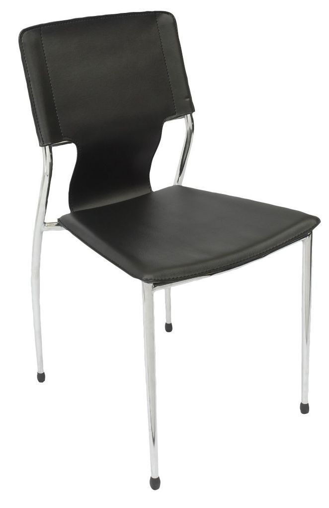 PU Leather 4 Leg Visitor Chair