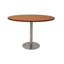 Load image into Gallery viewer, Circular Base Table with flat Disc Base - Stainless Steel Finish
