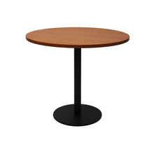 Load image into Gallery viewer, Circular Base Table with flat Disc Base - Black Powder Coat Finish

