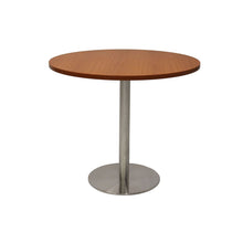 Load image into Gallery viewer, Circular Base Table with flat Disc Base - Stainless Steel Finish
