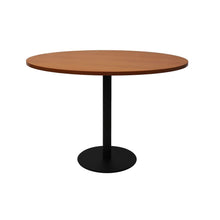 Load image into Gallery viewer, Circular Base Table with flat Disc Base - Black Powder Coat Finish

