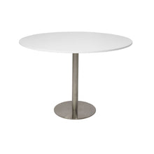 Load image into Gallery viewer, Round Flat Disc Base Table in Stainless Steel Finish
